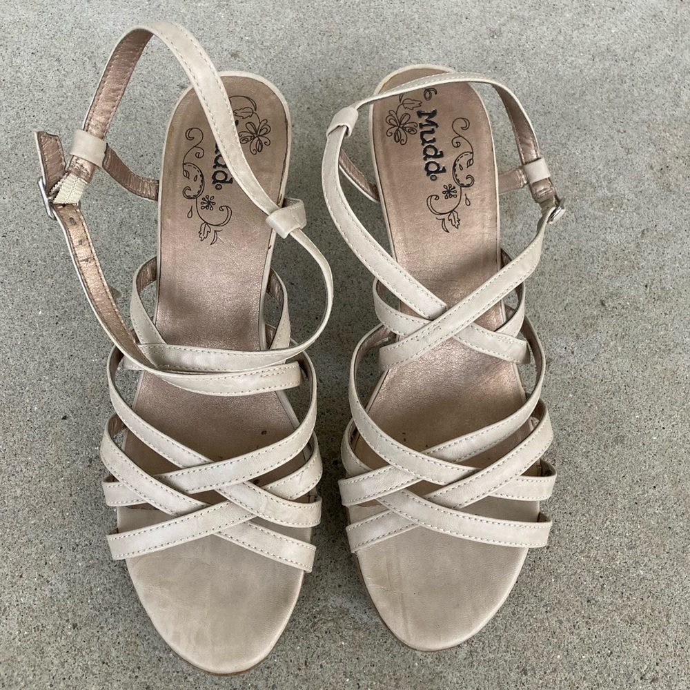 Mudd Strappy Heels